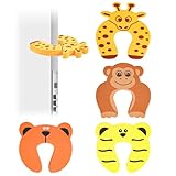 Kindersicherung Tür Klemmschutz,Türstopper klinke,Extra Dick und Robuster Türstopper für Kinderzimmer, Extrem flexibler EVA Schaumstoff Fingerklemmschutz, universell passender Aussperrschutz für Baby