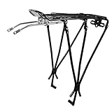JECOMPRIS 1 Stück Praktischer Fahrrad Gepäckträger Aus Klappbar Flexibel Schwarz Ideal Für Mountainbikes Und E Bikes Sicherer Transport Von Gepäck Und Zubehör
