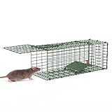 Qianruida Rattenfalle Lebendfalle 30x11x11cm Mäusefalle Tierfalle Rattenfallen Lebendfallen
