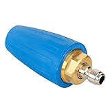 BESPORTBLE Hochdruck-rotationsdüse Einstellbar Schlauch Pumpe Düsen Kanal Wischen Kompressor Sprühen Kühlerwaschstab Schwimmbad Leistung Jet Sprinkler Lüfter Blue Technische Kunststoffe