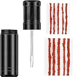AKONE Tubeless Fahrradreifen-Reparaturset für MTB und Rennradreifen, Reifenpannen Schnell Reparieren Tubeless Reifen Flickset Tire Repair Kit für Unterwegs Tubeless Reparaturset Tubeless Set (01)