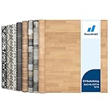 Floordirekt PVC Bodenbelag Meterware nach Maß Vinylboden, CV Linoleum für Küche & Balkon in Holzoptik, Fliesenoptik, Steinoptik - robust & pflegeleicht 100 x 100 cm | Atlantic | Buche-optik 101s