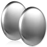 ElevateTech Edelstahlseife 2 Stück Stahlseife Öko Seife aus Edelstahl Beseitigt Gerüche Öko-Seife Küchenmanual Geruchsvernichter Beseitigt Gerüche von Fisch, Zwiebeln und Knoblauch von den Händen