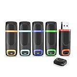 USB Stick 16GB 3.0, 5 Stück Vansuny USB Stick 3.0 16GB, Speicherstick 16 GB mit LED-Licht Kappe und Lanyard Loop für PC/Desktop/Laptop/Car Audio/Spielekonsolen