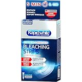 Rapid White | Bleaching Strips | 1er Pack (6 Sachets) | für weißere Zähne in 3 Tagen | sichtbare Zahnaufhellung für Zuhause | Zahnbleaching ohne Wasserstoffperoxid