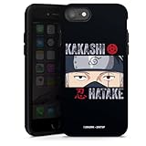 Panzer Handyhülle kompatibel mit Apple iPhone SE (2022) robuste Outdoor Hülle Schutzhülle matt Kakashi Hatake Offizielles Lizenzprodukt Naruto Shippuden