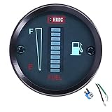 Kraftstoffanzeige, Kraftstoffanzeige, LED-Kraftstoffanzeige, LED-Kraftstoffanzeige, 52 Mm Durchmesser, 12 V, Einstellbarer Widerstand für Auto-Motorrad