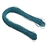 QUARKZMAN 1mm Gewachster Faden 109 Yard Gewachster Polyesterfaden Malachitgrüner Wachsfaden für die Herstellung von Armbändern, Halsketten, Perlen und Schmuckherstellung sowie DIY-Handwerk