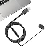 Kabelgebundener Mono-Ohrhörer, einzelner In-Ear-Kopfhörer, linker und rechter Ohrhörer, klare Stimmgeräuschunterdrückung, Headset, kabelgebundene Kopfhörer für Männer und Frauen, Telefonieren, Musik