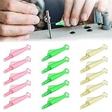 YPYMOD 15 Stück Nadeleinfädler, Einfädelhilfe für Nähnadeln, Automatischer Einfädler Nadel Threading Tool für Handnähen, Einfacher Einfädle für Nadelöhr Hand fischförmiges Nähen Werkzeug