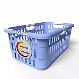 BigDean Wäschekorb 40L mit Softgriffen – Wäschewanne Made in Germany