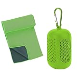 Eishandtuch für den Hals, Reisehandtuch aus Polyesterfaser, tragbare Yoga-Handtücher, Kühlhandtuch für Sportreisen, Yoga, Fitnessstudio Xistuoz