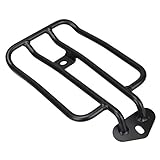 H-YEEU Motorrad Gepäckträger Solo Sitz Gepäckträger Gepäckregal fit für Harley Sportster XL 883 1200 77-0073 77-0073-B