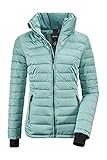 Killtec Damen Atka WMN Quilted Ski Jckt F Jacke In Daunenoptik Mit Abzippbarem Schneefang, hellpetrol, 38