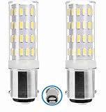 B15D 12V-24V Lampe Glühlampe, B15d Bajonett-Doppelkontakt, 5W Kaltweiß 6000K 40W Äquivalent, Für Beleuchtung von Niederspannungsgeräten. 2-er Pack