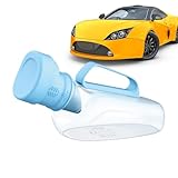 Urinflasche für Männer, 1200 ml Auslaufsichere Tragbare Outdoor Urinatorflaschen, Männlicher Urinalbehälter für Schlafzimmer, Geruchsschutz Harnflasche für Zuhause, Auto, Camping und unterwegs