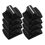 ULDIGI 8 Stück Mischpult Faderkappen aus Kunststoff Gerade Schieberegler Kappen 4mm Lochdurchmesser Ersatz für Dj Mixer und Audiomischer