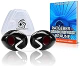 Sonnenkunst® Premium Solarium Schutzbrille - Verbessertes Konzept [2025] - inkl. E-Book und Aufbewahrungsbox - UV Schutzbrille für Sonnenbaden EN170