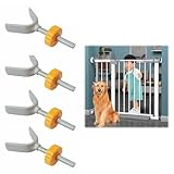 4 Stück Y Spindel Für Treppenschutzgitter,Safety First Treppenschutzgitter,Treppengitter, Y-Spindel Druckschrauben M10 Für Sicherheitstüren,Kindertüren,Treppenschutztüren,Geeignet Für Babys,Hunde