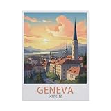 Geneva Schweiz，Jigsaws Puzzles 1500 Pieces Teens Kids Jigsaw Entertainment Toys Brain Challenge Puzzle（57x87cm）-EZ52