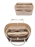 LEXSION Taschenorganizer aus Filz mit Reißverschluss, Beige (beige), X-Large