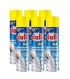dalli® duo Bügelhilfe & Sprühstärke I 6 x 400 ml pro Dose I Für faltenfreie Wäsche und perfekten Halt | 6er Pack