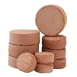 MILISTEN 60st Kindergartenblock Pflanzen Kokosziegel Blumenerde Nährstoffblöcke Komprimierte Torfblöcke Kokoserde Kokosblock Gartenerde Block Komprimierter Block Torfpellets Kokosnussschale