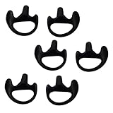 UKCOCO 3 Paare Ohrstöpsel Hörmuschel Akustisch Ersatz-silikon-otoplastik Ohrhörer-Tipps Ohren Headset Gehörschutzstöpsel Ersatz-otoplastik Aus Silikon Silikon-ohreinsatz Black Kieselgel