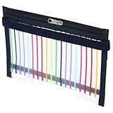 OSALADI Notizbuchtasche Mit Reißverschluss Aufbewahrungstasche Für Schreibwaren Dokumententasche Für Loseblatt-tagebuch Wiederverwendbare Tasche Für Notizbuchhülle Kleine Tasche Für