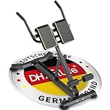 DH FitLife 5in1 Rückenstrecker für zuhause | Bauchmuskeltrainer & Rückentrainer | Hyperextension Bank | Klappbarer verstellbarer Roman Chair bis 150KG | Multifunktionale Curlbank u. Hantelbank