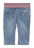 s.Oliver Jeans mit weichem Rippbund blau 80