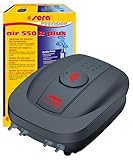 sera air 550 R Plus Luftpumpe | 550 Liter/Stunde mit 4 Anschlüssen | Leise & langlebig | Modulsystem mit Rückschlagventil | Ideal für Sauerstoffanreicherung & Dekorationselemente