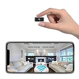 ESTABA Mini Kamera-1080P WLAN Überwachungskamera Innen, WiFi Kamera Live Übertragung Handy APP, Bewegungssensor/Lange Batterielaufzeit/Cloud-Speicher/Nachtsicht