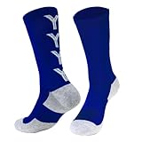 XUEJIANN Damen Socken Schwarz 39-42 Tragen Sie rutschfeste Mid-Tube-Short-Top-Socken Strümpfe Herren Frottee (Blue, One Size)