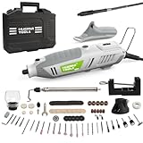 Huepar Tools Multifunktionswerkzeug 200W, Rotationswerkzeug mit 239 Zubehörset, Multitool-Set mit Variable Drehzal 10000-40000 U/min, für Gravur, Bohren, Schneiden, Schleifen, Gravieren, Polieren
