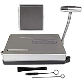 Powermatic 150 Neue Edition inkl. 1x Sepilo® Zigarettenetui Zigarettenstopfmaschine Zigarettenstopfer/Zigarettenmaschine sehr robust mit Hebel aus massivem Aluminium (Set Graphit)