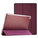 ProCase Hülle für iPad Air 2 (2014 Release), Leichte Stand Schutzhülle Shell mit Translucent Frosted Rückhülle,Automatischem Schlaf/Aufwach, Case Cover für iPad Air 2 (A1566 A1567) -Wein