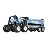 Wisylizv Kinder-Kipplaster, simuliertes Kipplaster, Spielzeug, Baufahrzeug, LKW, Spielzeug, reibungsbetriebener Transportwagen, Auto für Kinder, , Mädchen, drinnen und draußen