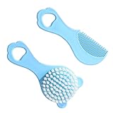 Kleinkind-Haarpflege-Set für Babys, sanfte Haarbürste & Kamm mit lustigem Bären-Design für den täglichen Gebrauch, tragbarer Babykamm mit langem Griff