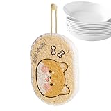 Küchenschwämme – Pfannen-Reinigungszubehör, weiche Spülschwämme, für Eltern, Camper, Wohnmobil, Teetrinker, Wohnung, Büro, Töpfe, Pfannen, Theken, Badezimmer, Waschbecken, Picknick