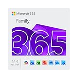 Microsoft 365 Family | 1 Jahr | bis zu 6 Personen | Office Apps mit KI | bis zu 6 TB Cloudspeicher | Amazon Abonnement mit automatischer Verlängerung
