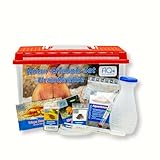 AQ4Aquaristik Triops Natur-Erlebnis-Set Urzeitkrebse mit, 6 l Becken, Zubehör, Aktivboden, Futter und Anleitung für Schule, Kindergarten oder Zuhause
