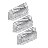 DECORNIJIA 3 Stück Aluminium BBQ Backblech mit Deckel grillschale Hitzebeständig Lebensmittelecht für Grillabend Picknick und Takeaway Food Container