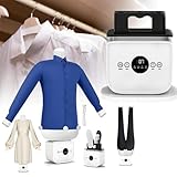 PixCy Automatischer Hemdenbügler | Bügelpuppe mit leistungsstarken 1400W | Bügelmaschine mit One Size-Ballonkörper | inklusiv Duftaufsatz | Schnell, effizient, duftend | Bügelautomat