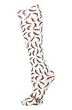 Hocsocx - Innensocken – Unter-Schienbeinschoner – Hockey Fußball Skisport Reitsport - Chili Peppers, M