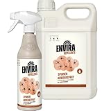 Envira Spinnen Abwehrspray 500 ml + 5 Liter - Spray mit Langzeitwirkung gegen Spinnen, Winkelspinnen, Kreuzspinnen, Weberknecht - Mittel gegen Spinnen in der Wohnung - Effektive Spinnenabwehr