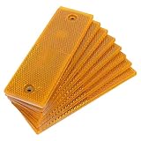 GFDSGRE RüCkstrahler Motorrad 8PCS Kunststoffreflektor Motorradreflektor Motorrad RüCkstrahler