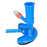 Pool-Staubsauger, Mini-Jet-Unterwasser-Pool-Jet-Staubsauger, Tragbarer Teich-Jet-Staubsauger mit Bürsten-Netzbeutel für Schwimmbäder, Spas (EU-Stecker)