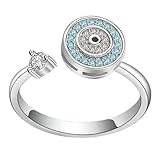 lyanny Fidget Ring,Spinner Ring, Fidget Toy Sensorische Ringe für Männer Frauen, Zappelspielzeug, exquisiter, stilvoller Zappelschmuck für Freunde, Familien, Feiertage