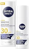 NIVEA MEN Sensitive Schützende Feuchtigkeitspflege LSF 30, intensive Gesichtspflege für Männer mit VitaminPRO-Komplex & Antioxidantien, leichte Gesichtscreme mit Sonnenschutz (50 ml)